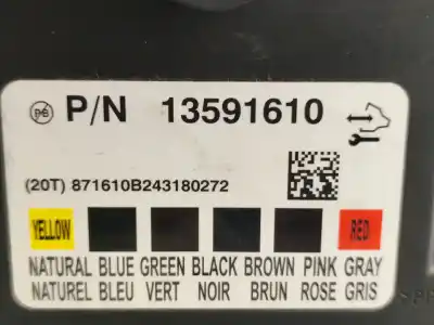 Автозапчастина б/у ебу контролер двигуна для opel zafira tourer c (p12) 2.0 cdti (75) посилання на oem iam 13591610  