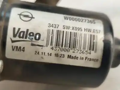 Second-hand car spare part front windshield wiper motor for opel zafira tourer c (p12) 2.0 cdti (75) oem iam references   