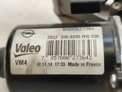 Автозапчастина б/у двигатель передніх склоочисників для opel zafira tourer c (p12) 2.0 cdti (75) посилання на oem iam   