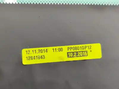 Second-hand car spare part rear left door window glass for opel zafira tourer c (p12) 2.0 cdti (75) oem iam references   