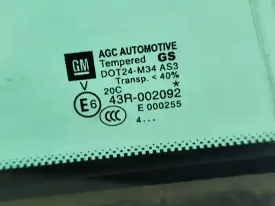 Автозапчасти б/у стекло задней правой двери за opel zafira tourer c (p12) 2.0 cdti (75) ссылки oem iam 43r002092  