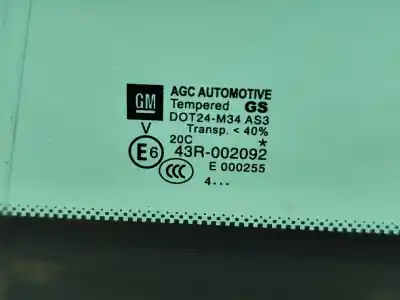 Автозапчастина б/у скло двері задне ліво для opel zafira tourer c (p12) 2.0 cdti (75) посилання на oem iam 43r002092  