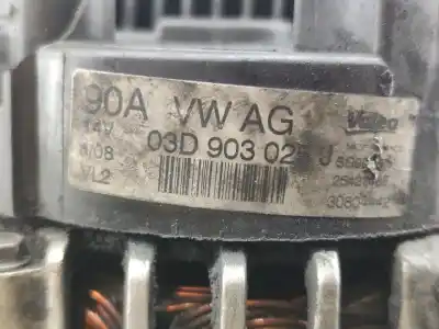 Second-hand car spare part alternator for skoda fabia i break (6y5) 1.2 gasolina 2004 5p oem iam references 03d903025j  
