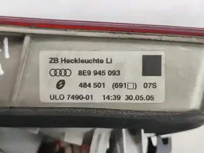 Автозапчастина б/у лівий задній ліхар в дверях для audi a4 b7 avant (8ed) 2.0 tdi 16v посилання на oem iam 8e9945093  