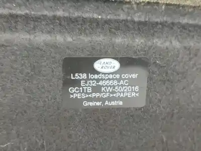 Second-hand car spare part parcel shelf for land rover range rover evoque (l538) 2.0 d 4x4 oem iam references ej3246668ac   Second-hand car spare part parcel shelf for land rover range rover evoque (l538) 2.0 d 4x4 oem iam references ej3246668ac