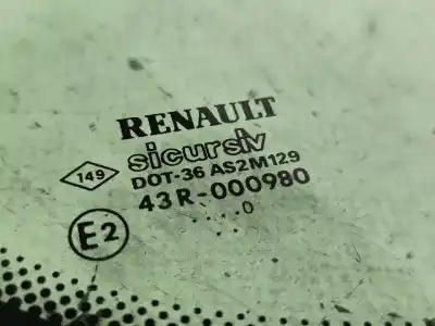 Автозапчастина б/у скло двері задне ліво для renault kangoo express (fc0/1_) d 65 1.9 (fc0e fc02 fc0j fc0n) посилання на oem iam   