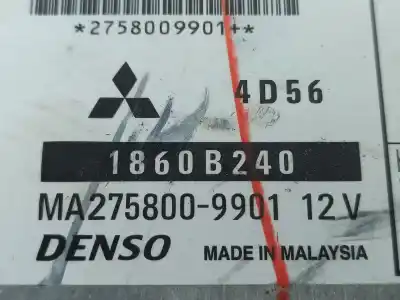 Peça sobressalente para automóvel em segunda mão centralina de motor uce por mitsubishi l 200 (ka0/kb0) 2.5 di-d cat referências oem iam 1860b240  