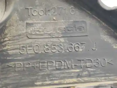 Автозапчасти б/у передняя решетка за seat leon (5f1) 1.4 16v tsi act ссылки oem iam 5f0853667j  