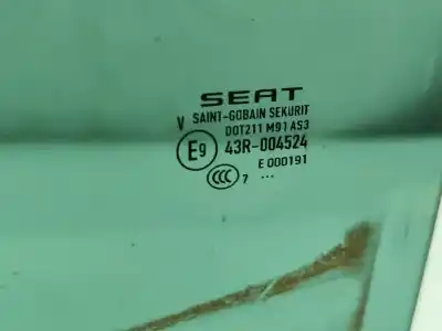 Автозапчасти б/у стекло задней левой двери за seat leon (5f1) 1.4 16v tsi act ссылки oem iam 43r004524  