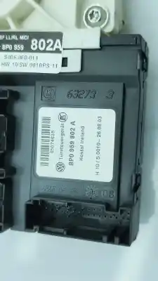 Second-hand car spare part passenger side right window regulator for audi a3 (8p1) 2.0 tdi 16v oem iam references 8p0959  