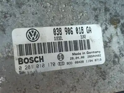 Pezzo di ricambio per auto di seconda mano centralina motore per volkswagen passat variant (3b5) 1.9 tdi riferimenti oem iam 038906018ga  