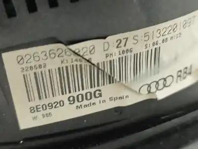 Pezzo di ricambio per auto di seconda mano pannello degli strumenti per audi a4 b6 avant (8e5) 1.9 tdi riferimenti oem iam    Pezzo di ricambio per auto di seconda mano pannello degli strumenti per audi a4 b6 avant (8e5) 1.9 tdi riferimenti oem iam