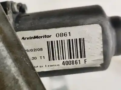 Second-hand car spare part passenger side right window regulator for renault clio iii (br0/1, cr0/1) 1.2 16v (br02 br0j br11 cr02 cr0j cr11) oem iam references 400861f  