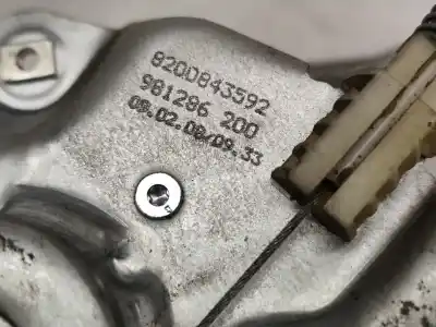 Second-hand car spare part driver left window regulator for renault clio iii (br0/1, cr0/1) 1.2 16v (br02 br0j br11 cr02 cr0j cr11) oem iam references 400858j  