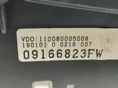 İkinci el araba yedek parçası enstrüman paneli için opel corsa c (x01) 1.2 (f08, f68) oem iam referansları 09166823fw   İkinci el araba yedek parçası enstrüman paneli için opel corsa c (x01) 1.2 (f08, f68) oem iam referansları 09166823fw