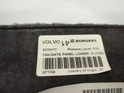 Peça sobressalente para automóvel em segunda mão forra / revestimento da mala por volvo v60 i (155) d3 / d4 referências oem iam 0070177  