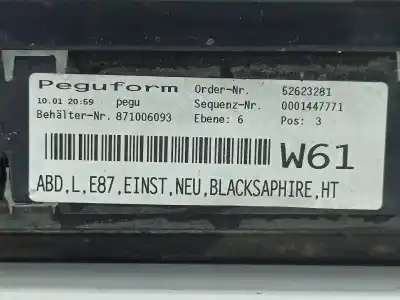 Tweedehands auto-onderdeel rok linkerzij (gesneden) voor bmw 1 (e87) 118 d oem iam-referenties 7147401  