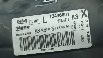 Tweedehands auto-onderdeel linker koplamp voor opel corsa d (s07) 1.3 cdti (l08 l68) oem iam-referenties 13446801  