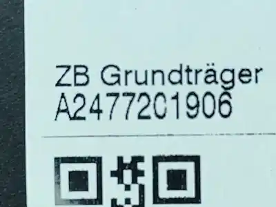 Автозапчастина б/у регулятор вікна передній лівий для mercedes-benz eqa (h243) eqa 250+ (243.702) elétrico 2024 5p посилання на oem iam a2477201906  