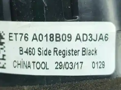 Pezzo di ricambio per auto di seconda mano griglia di aerazione per ford transit courier b460 monospace 1.5 tdci riferimenti oem iam et76a018b09ad3ja6  