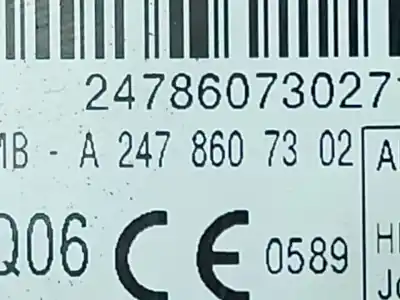 Автозапчастина б/у передня права подушка безопасности для mercedes-benz eqa (h243) eqa 250+ (243.702) elétrico 2024 5p посилання на oem iam a2478607302  