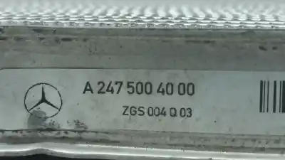 Автозапчастина б/у водяний радіатор для mercedes-benz eqa (h243) eqa 250+ (243.702) elétrico 2024 5p посилання на oem iam a2475004000  