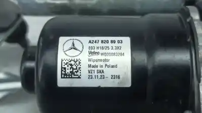 Автозапчастина б/у двигатель передніх склоочисників для mercedes-benz eqa (h243) eqa 250+ (243.702) elétrico 2024 5p посилання на oem iam w000083284  