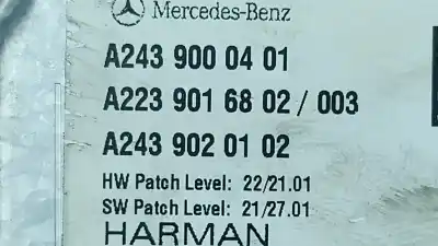 Second-hand car spare part sound amplifier for mercedes-benz eqa (h243) eqa 250+ (243.702) elétrico 2024 5p oem iam references a2439000401  