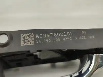 Автозапчастина б/у зовнішня ручка передня прав для mercedes-benz eqa (h243) eqa 250+ (243.702) elétrico 2024 5p посилання на oem iam a0997602202  