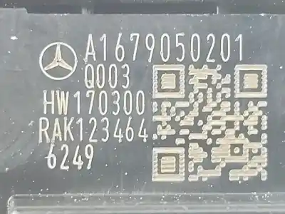 Peça sobressalente para automóvel em segunda mão botão / interruptor elevador vidro traseiro esquerdo por mercedes-benz eqa (h243) eqa 250+ (243.702) elétrico 2024 5p referências oem iam a1679050201  