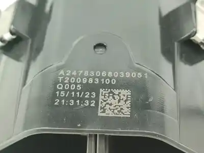 Автозапчасти б/у аэрационная решетка за mercedes-benz eqa (h243) eqa 250+ (243.702) elétrico 2024 5p ссылки oem iam a24783068039051  