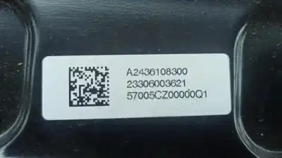 Автозапчастина б/у підсилення заднього бампера для mercedes-benz eqa (h243) eqa 250+ (243.702) elétrico 2024 5p посилання на oem iam a2436108300  