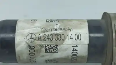 Автозапчастина б/у передня ліва трансмісія для mercedes-benz eqa (h243) eqa 250+ (243.702) elétrico 2024 5p посилання на oem iam a2433301400  