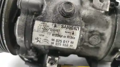 Автозапчастина б/у компресор кондиционера для citroen c4 cactus van (0b_, 0p_) bluehdi 100 посилання на oem iam 9802501780  