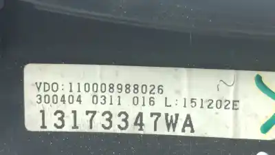 Pezzo di ricambio per auto di seconda mano pannello degli strumenti per opel corsa c (x01) 1.4 (f08, f68) riferimenti oem iam 13173347wa   Pezzo di ricambio per auto di seconda mano pannello degli strumenti per opel corsa c (x01) 1.4 (f08, f68) riferimenti oem iam 13173347wa