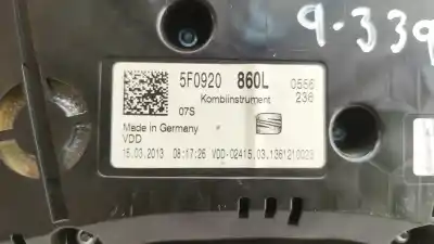 Peça sobressalente para automóvel em segunda mão quadrante por seat leon sc (5f5) 1.6 tdi referências oem iam 5f0920860l  