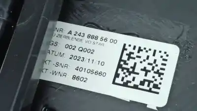 Автозапчастина б/у передня решіта для mercedes-benz eqa (h243) eqa 250+ (243.702) elétrico 2024 5p посилання на oem iam a2438886600  