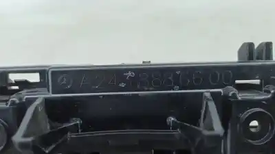 Автозапчастина б/у передня решіта для mercedes-benz eqa (h243) eqa 250+ (243.702) elétrico 2024 5p посилання на oem iam a2438886600  