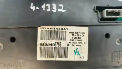 Автозапчасти б/у приборная доска за renault megane ii (bm0/1_, cm0/1_) 1.5 dci (bm1f cm1f) ссылки oem iam 8200408798  