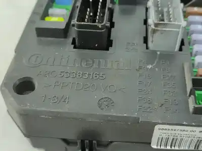Second-hand car spare part fuse box unit for peugeot 508 2.0 16v hdi fap oem iam references 9665547580  