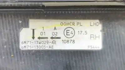 Second-hand car spare part right headlight for mazda 2 (dy) 1.2 oem iam references 6m7113w029ae  