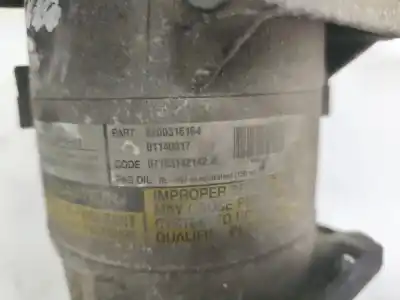 Peça sobressalente para automóvel em segunda mão compressor de ar condicionado a/a a/c por renault scénic ii (jm0/1_) 1.4 (jm0b jm0h jm1a) referências oem iam 8200316164  