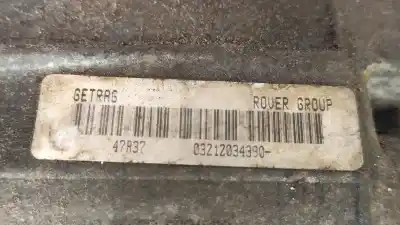 Автозапчастина б/у коробка передач для rover rover 75 (rj) 2.0 cdti посилання на oem iam 47r37  