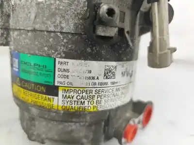 Pezzo di ricambio per auto di seconda mano compressore aria condizionata per opel astra h classic hatchback (a04) 1.7 cdti (l48) riferimenti oem iam 13124751  
