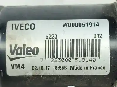 Second-hand car spare part front windshield wiper motor for iveco daily vi furgón 33s14. 35s14. 35c14 oem iam references w000051914  