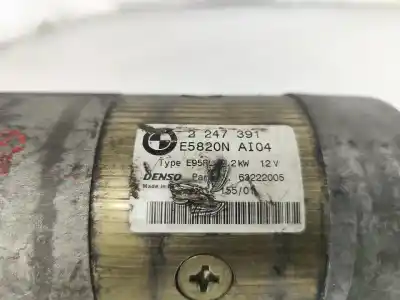 Peça sobressalente para automóvel em segunda mão motor de arranque por bmw 5 (e39) 530 d referências oem iam 2247391  