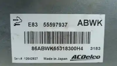 Second-hand car spare part ecu engine control for opel corsa d (s07) 1.2 (l08 l68) oem iam references 55597937  