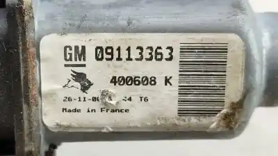Pezzo di ricambio per auto di seconda mano alzacristalli anteriore sinistro per opel corsa c (x01) 1.7 dti (f08 f68) riferimenti oem iam 09113363   Pezzo di ricambio per auto di seconda mano alzacristalli anteriore sinistro per opel corsa c (x01) 1.7 dti (f08 f68) riferimenti oem iam 09113363
