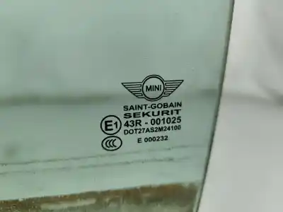 Автозапчасти б/у стекло левой передней двери за mini mini (r56) k 360 ib gasolina 2007 3p ссылки oem iam 43r001025  
