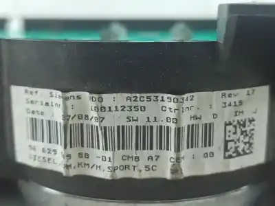 Second-hand car spare part dashboard for peugeot 207 (wa_, wc_) 1.6 hdi oem iam references 9662904980  